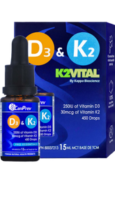 CanPrev D3 & K2 Drops MCT Base (15ml)