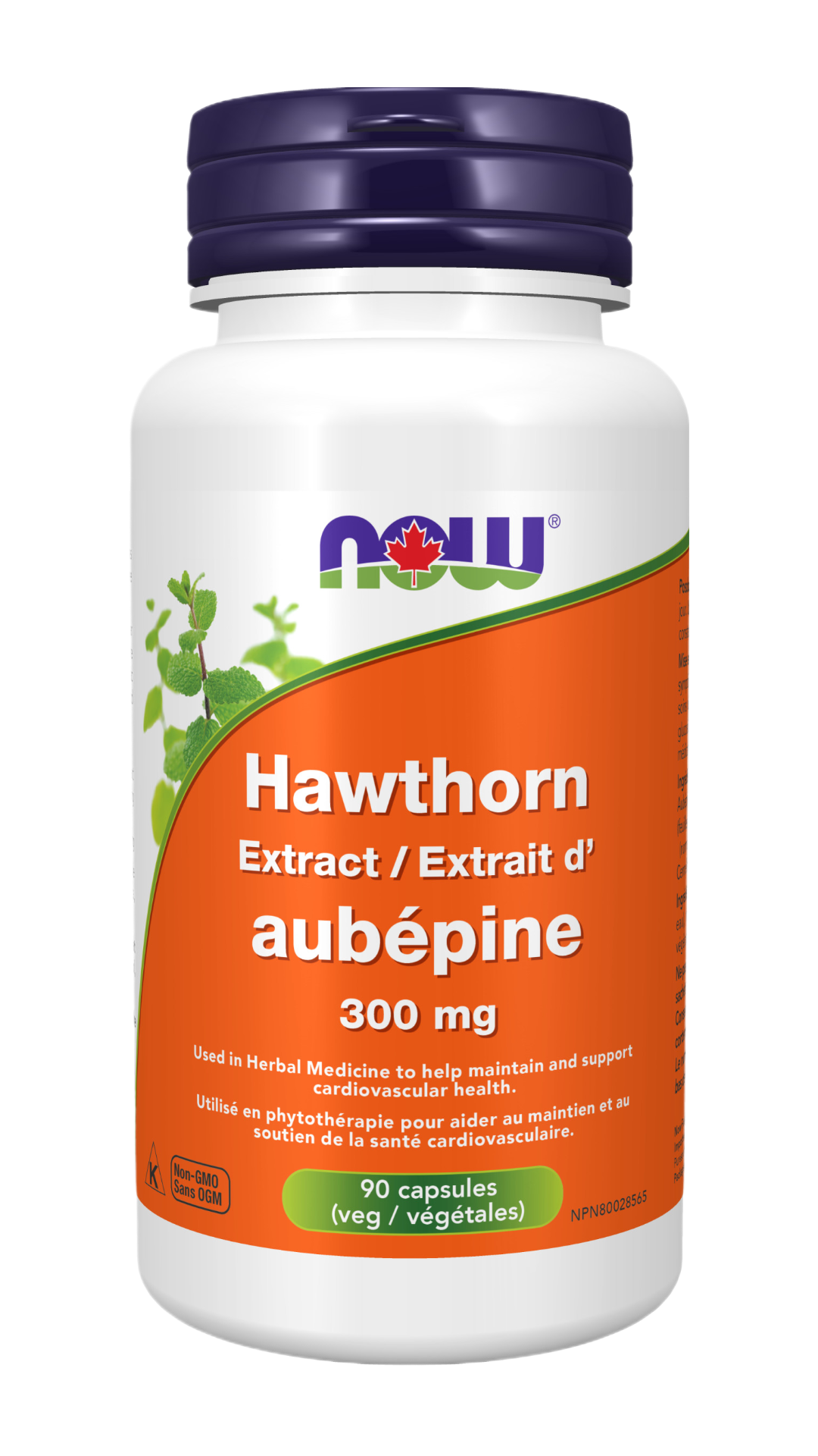 NOW Foods Hawthorn Extract 300mg (90 VegCaps)