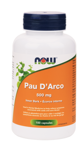 NOW Supplements Pau D'Arco 500mg (100 VegCap)