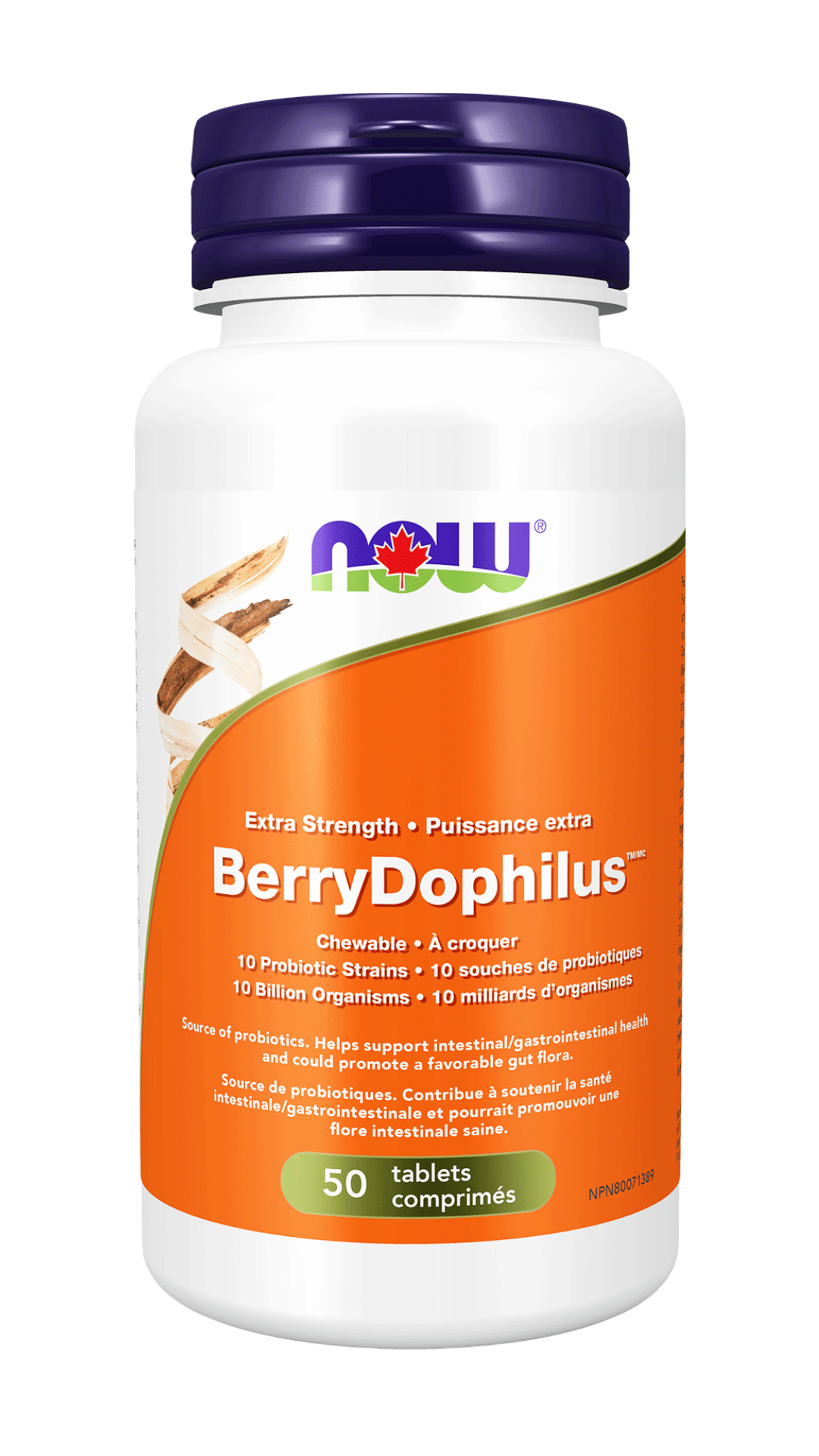 Now BerryDophilus™ Extra Strength Chewables (50 Tabs)