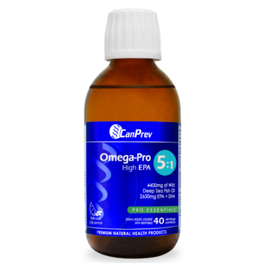 CanPrev Omega-Pro High DHA  (220 ml liquid/40 Servings)