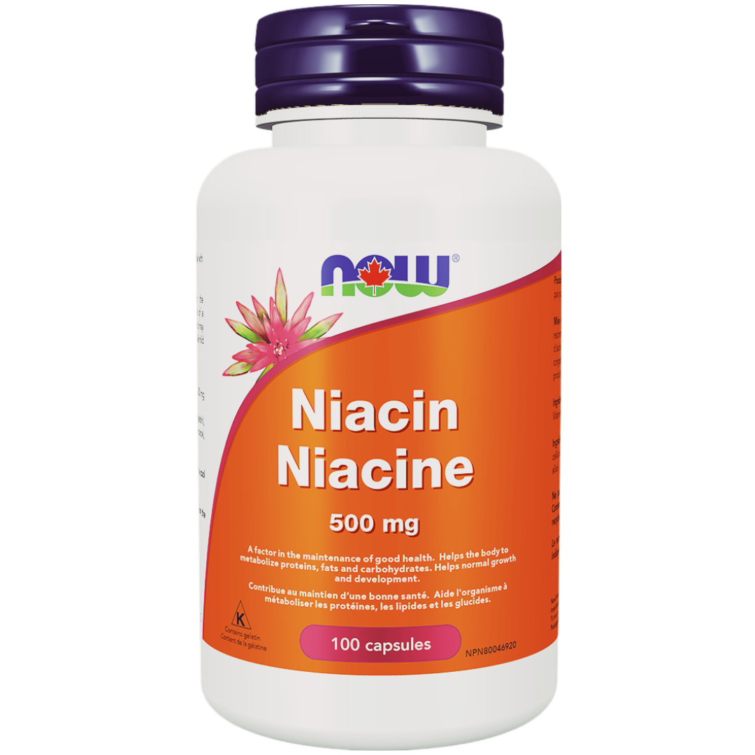 NOW Foods Niacin 500mg (100 Caps)