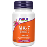 NOW Foods MK-7 Vitamin K-2 100mcg (60 VegCaps)